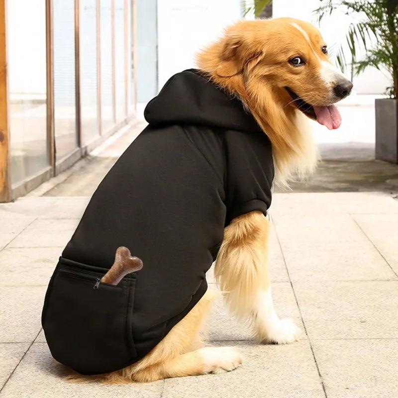 Warm Dog Hoodies for Medium-Large Dogs